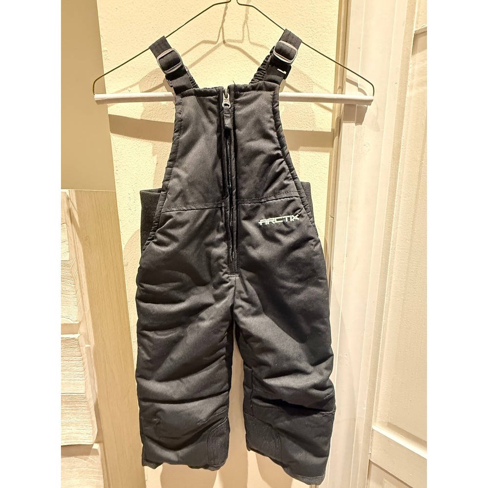 Arctix Infant Snow Bibs Black Insulated Winter Overalls Size 24M 18M 12M